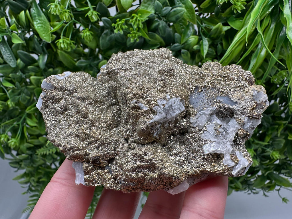 Marcasite Cluster on Chalcedony, Bulgaria Mineral Specimen