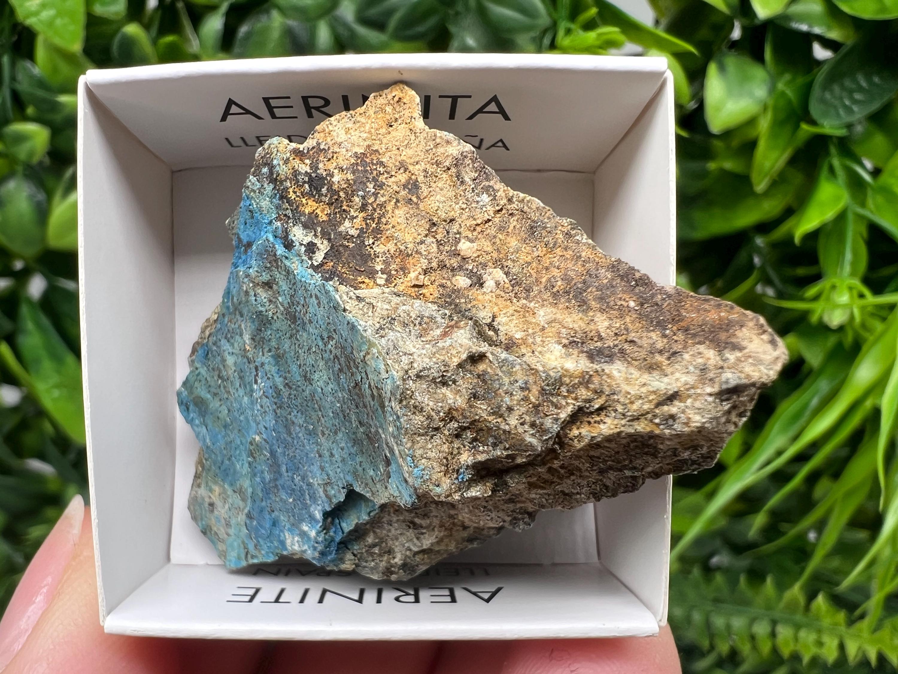 Rare Raw Aerinite Mineral Specimen: Collection Crystal from Lleida, Spain