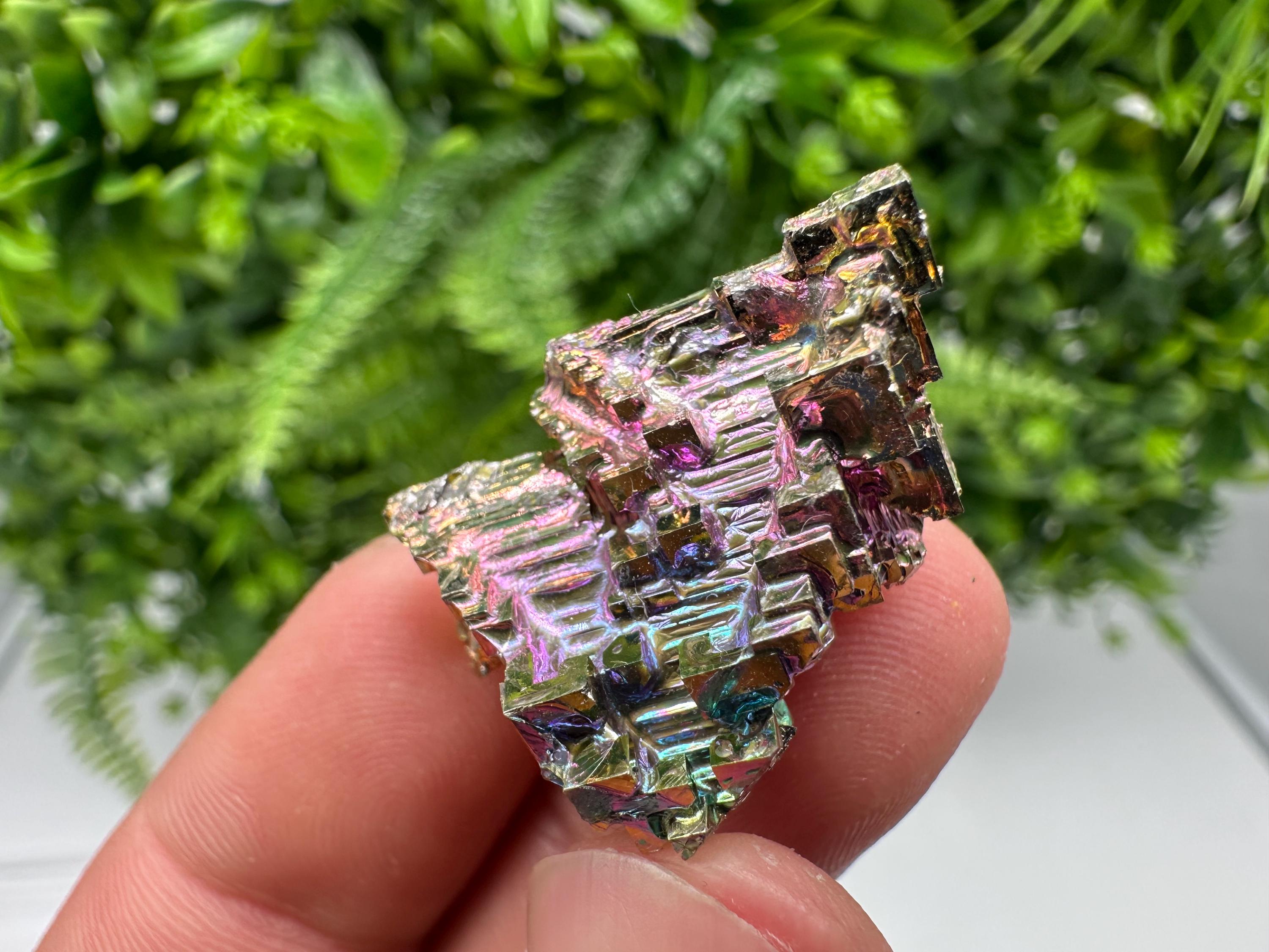 Rainbow Bismuth Crystal: Rare Gemstone Specimen,wholesale Bismuth