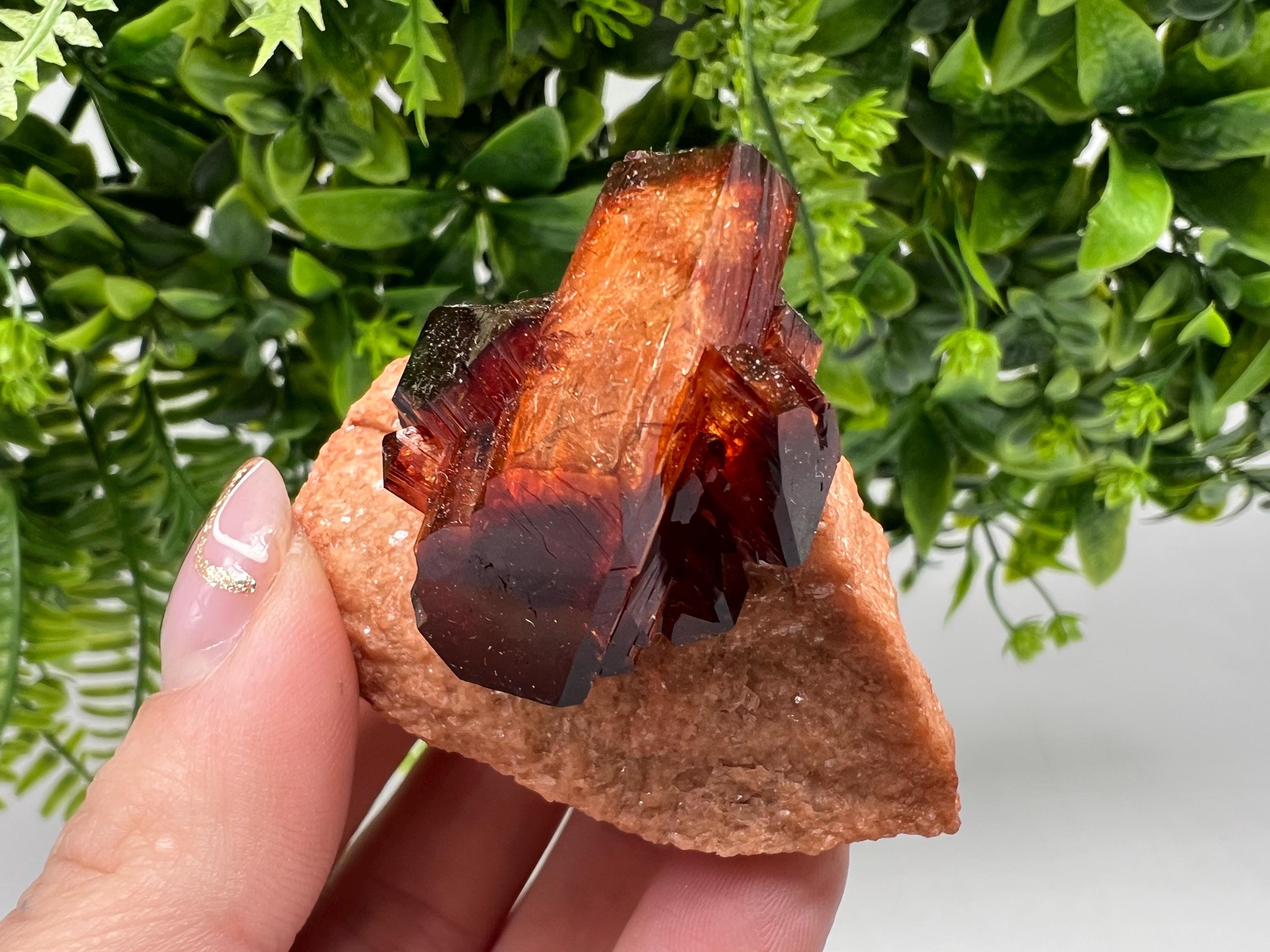 Orange-Brown Arcanite Mineral Specimen, Santa Ana Tin Mine