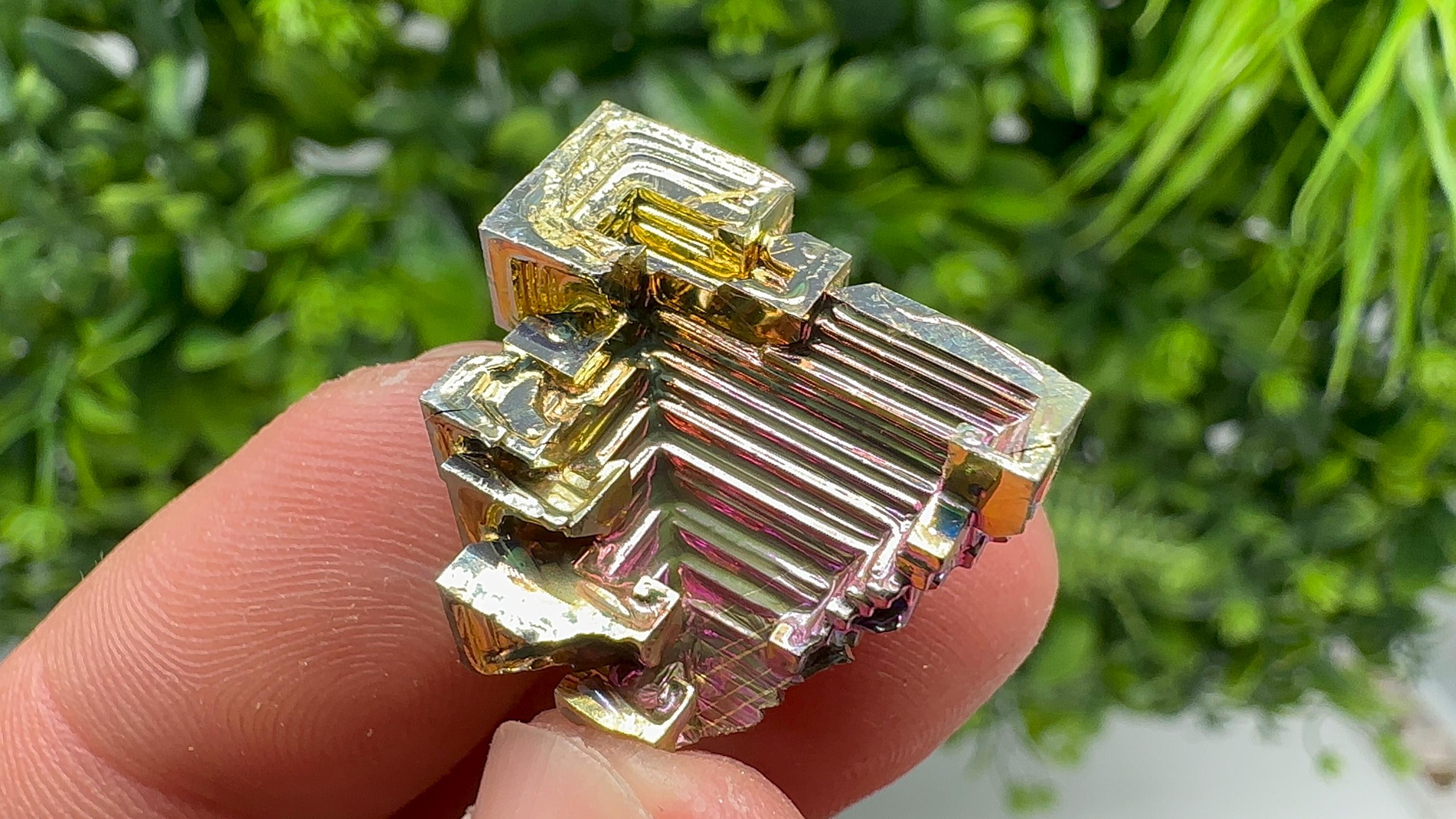 Rainbow Bismuth Crystal: Rare Gemstone Specimen,wholesale Bismuth