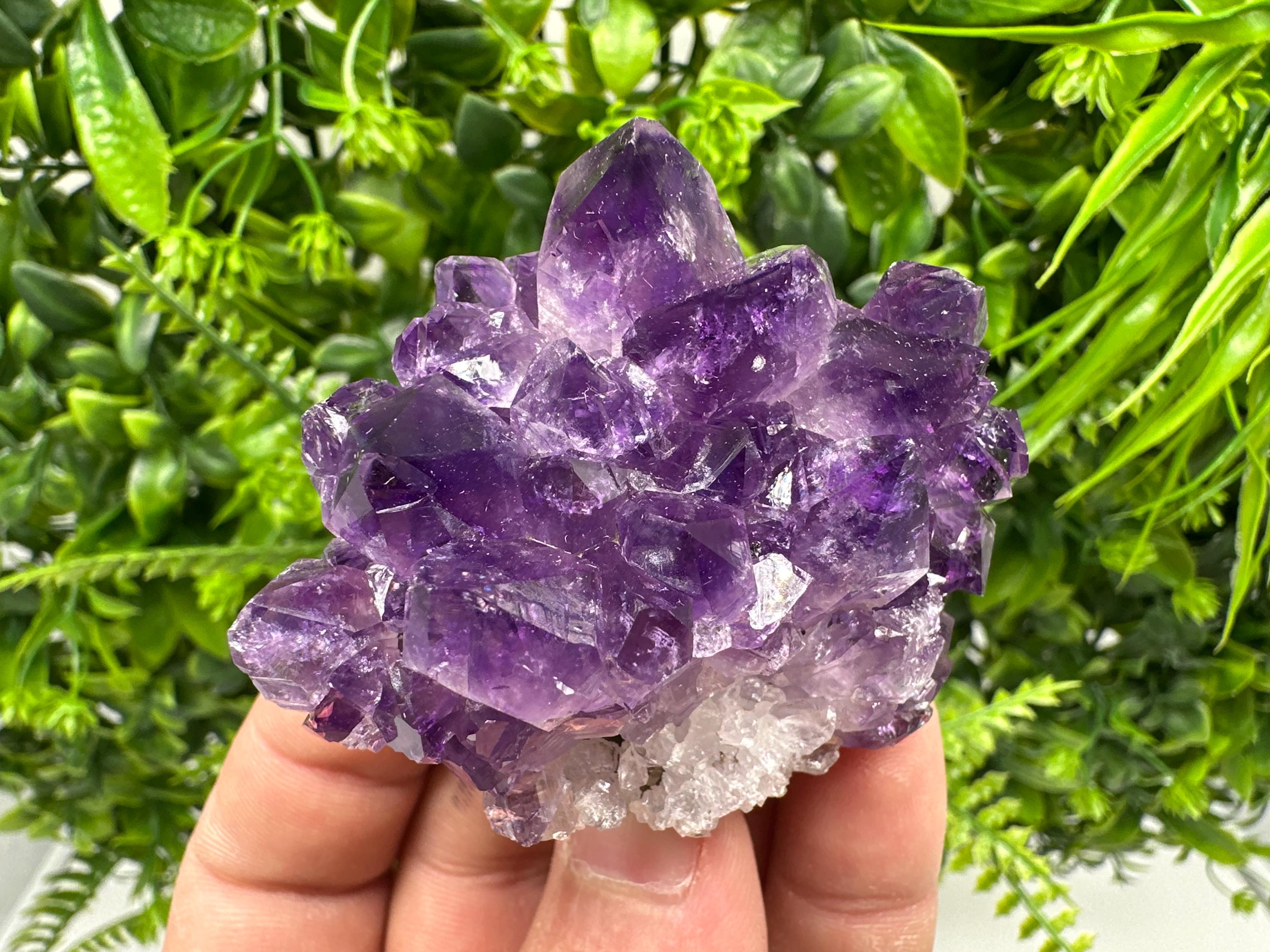 Uruguay Amethyst Cluster: Purple Quartz Crystal, Home Decor