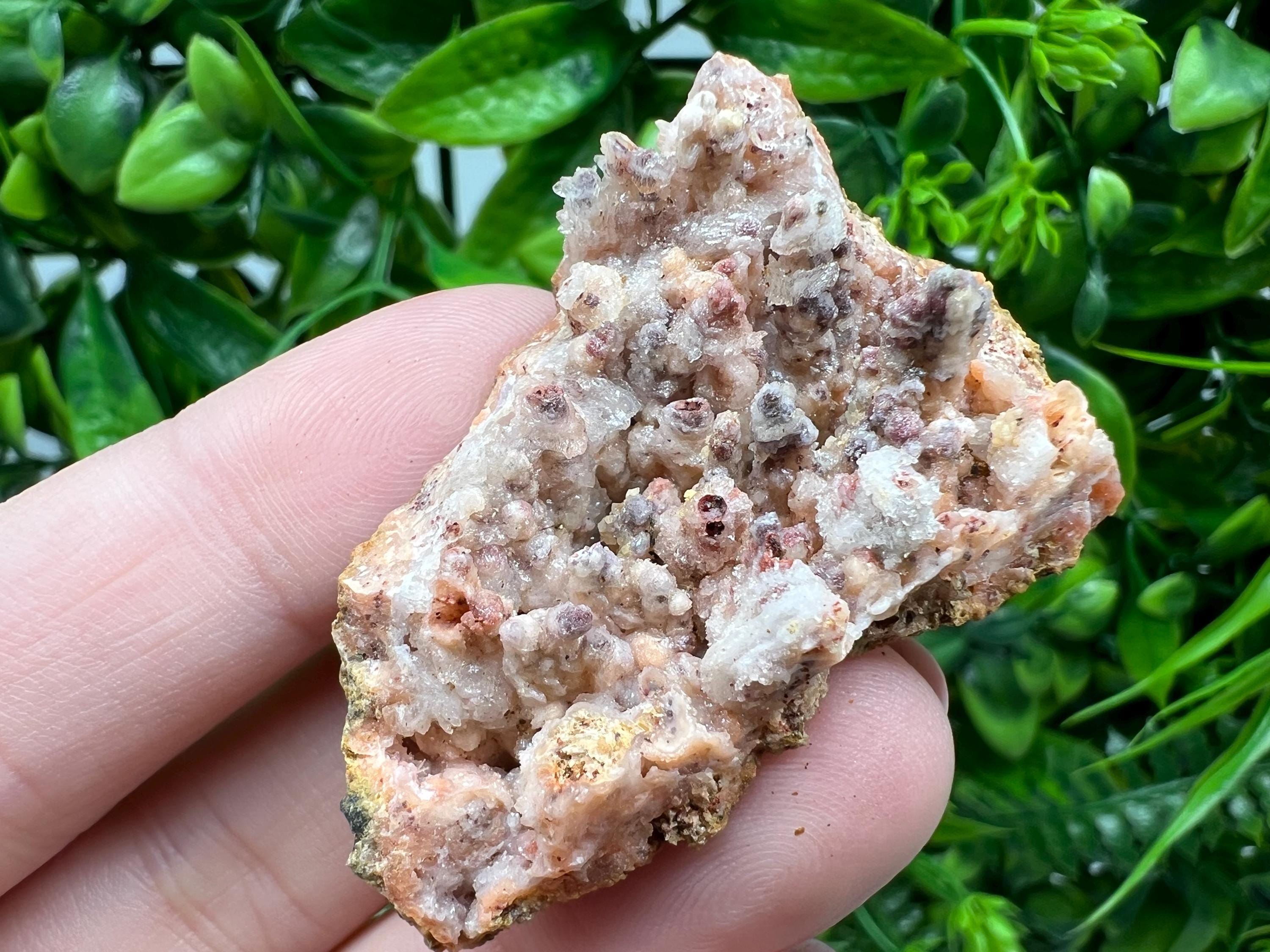Moroccan Red Chalcedony Crystal Specimen: Rare Mineral Gift