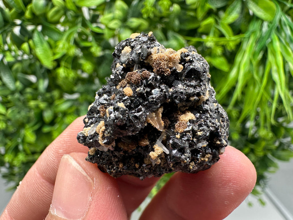 Wonderful Sphalerite on Quartz,From Borieva mine,Bulgaria,natural mineral,collection crystal,home decor stone,rare cluster,gift,souvenir