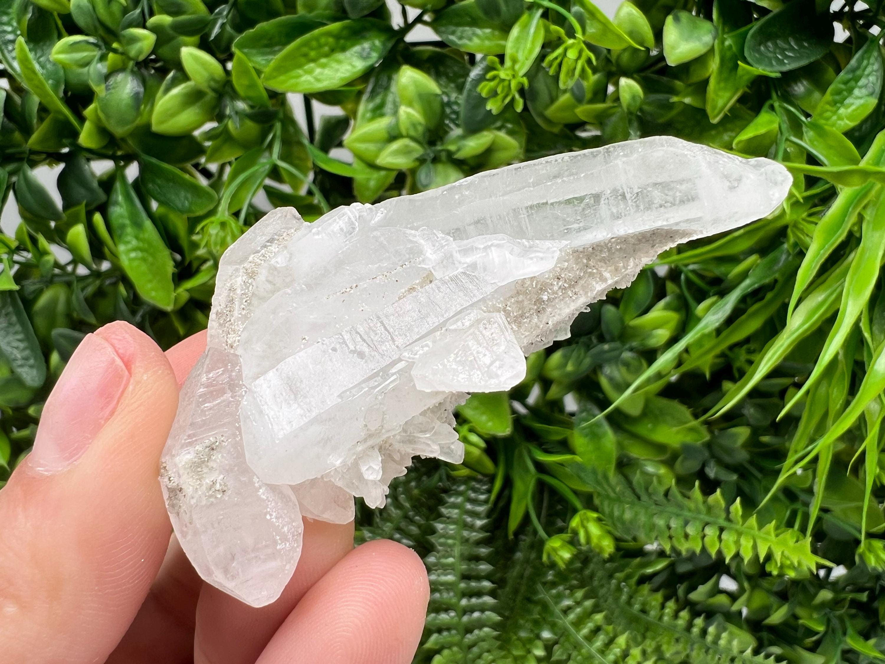 Wonderful Transparent Quartz on Chlorite Matrix,From Borieva mine,Madan,Bulgaria,Quartz,Quartz crystal,mineral specimen,collection quartz
