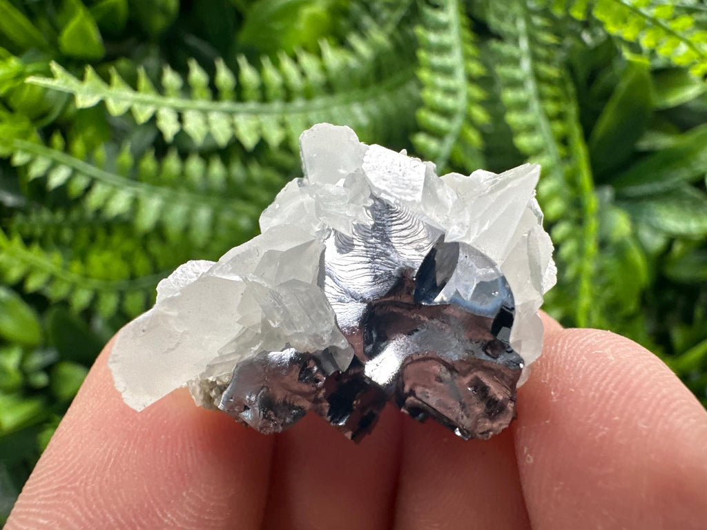 Quartz Galena Calcite Specimen: Borieva Mine, Bulgaria