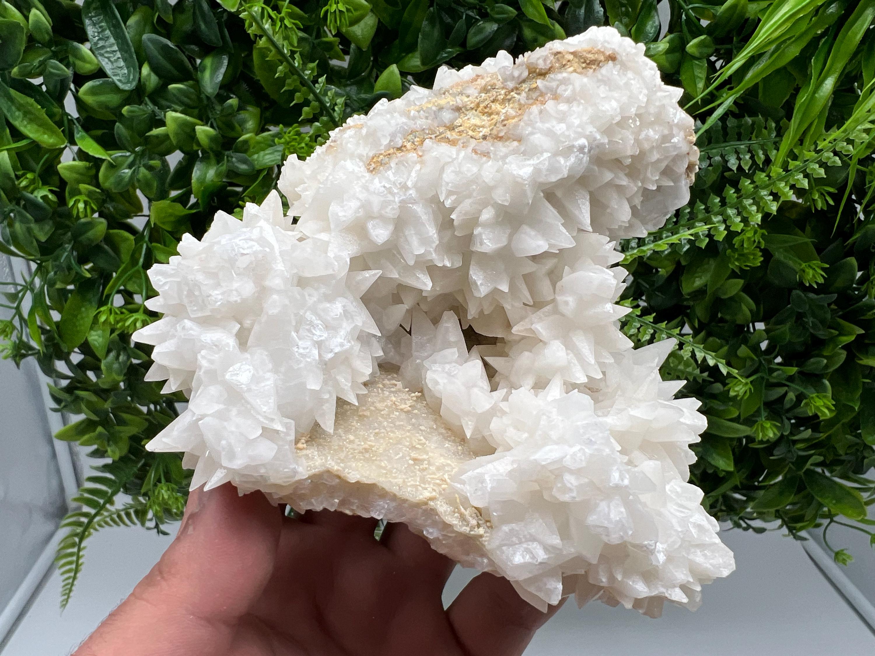 Calcite on Aragonite: Djurcovo Mine, Bulgaria Healing Crystal