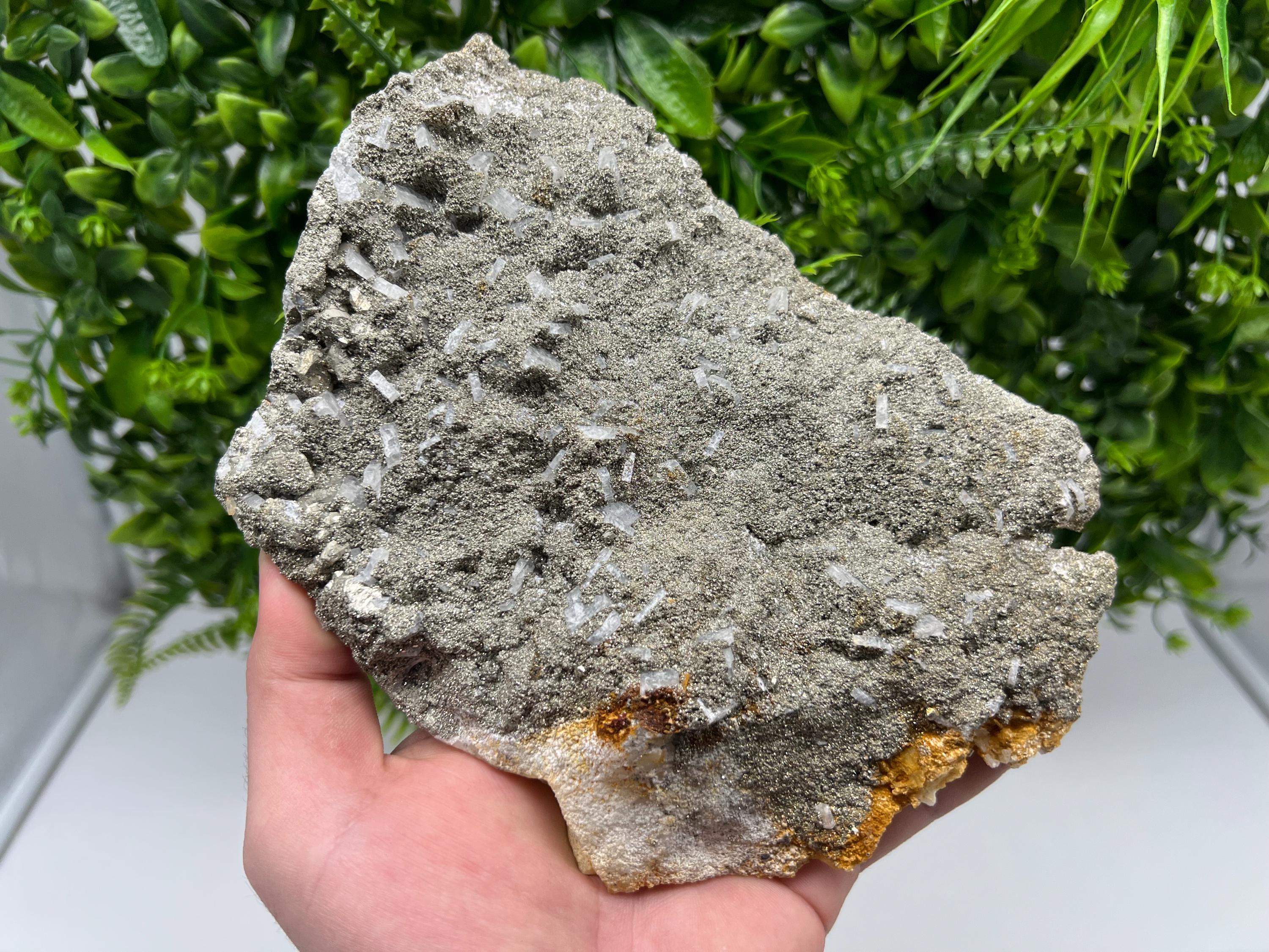Barite Marcasite Cluster on Chalcedony, Androvo Mine, Bulgaria