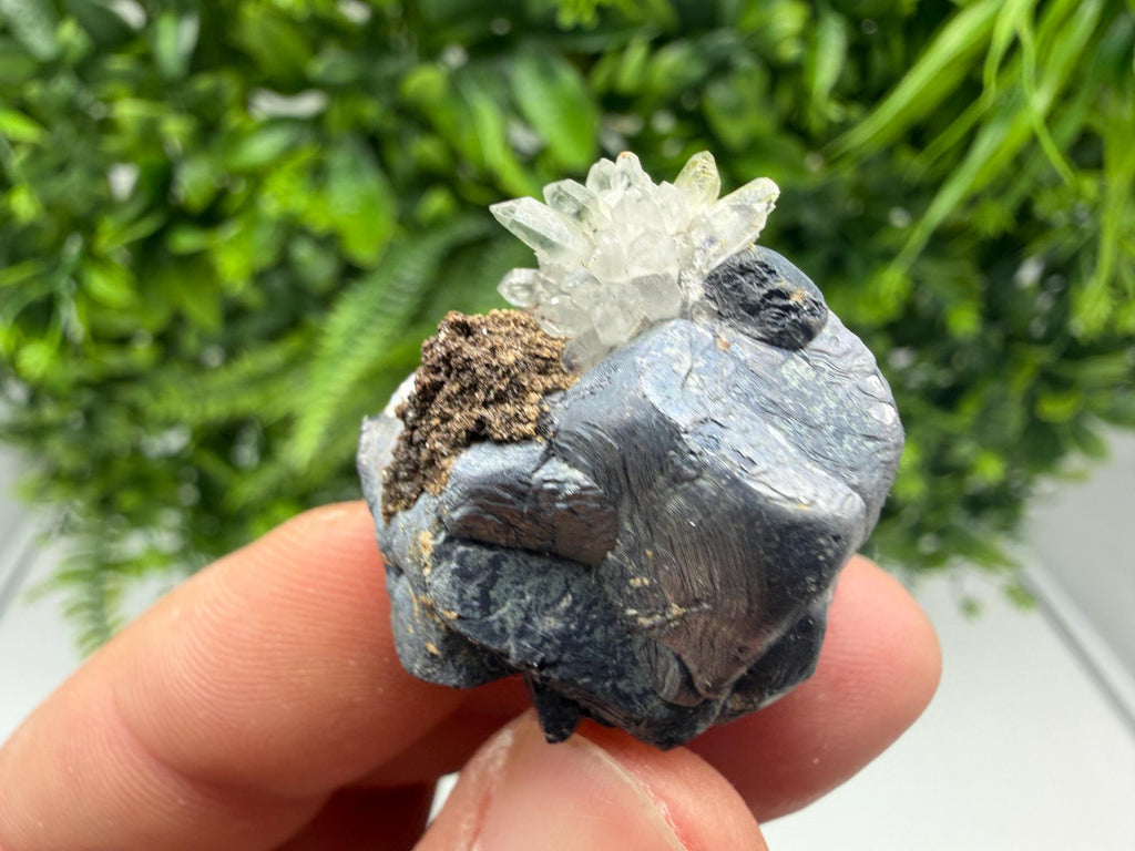 Galena whit Quartz whit Epidote,from Djurcovo mine,Laki,Bulgaria,Galena cluster,Galena mineral specimen,Home decor stone,crystal decor