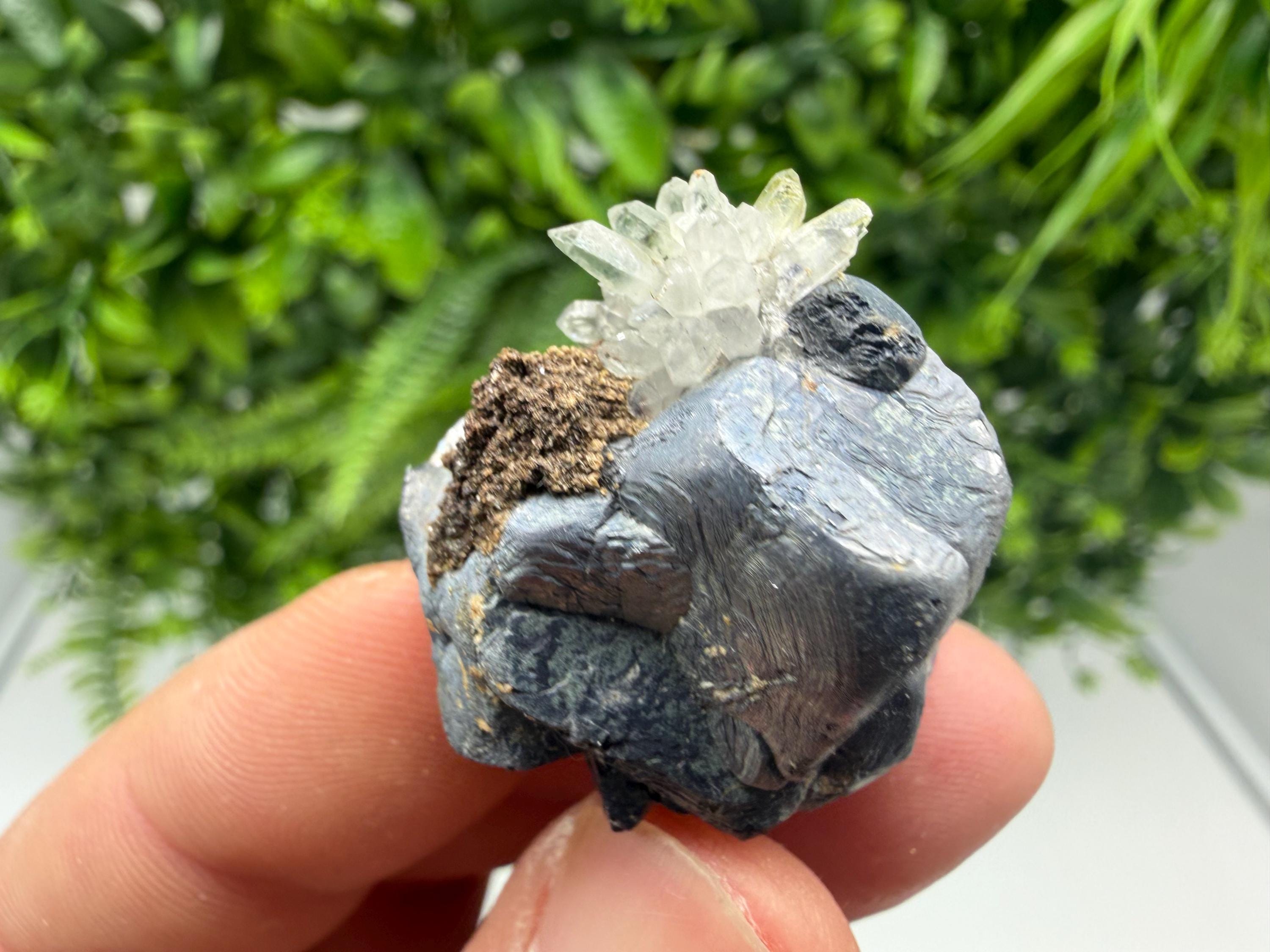 Galena whit Quartz whit Epidote,from Djurcovo mine,Laki,Bulgaria,Galena cluster,Galena mineral specimen,Home decor stone,crystal decor