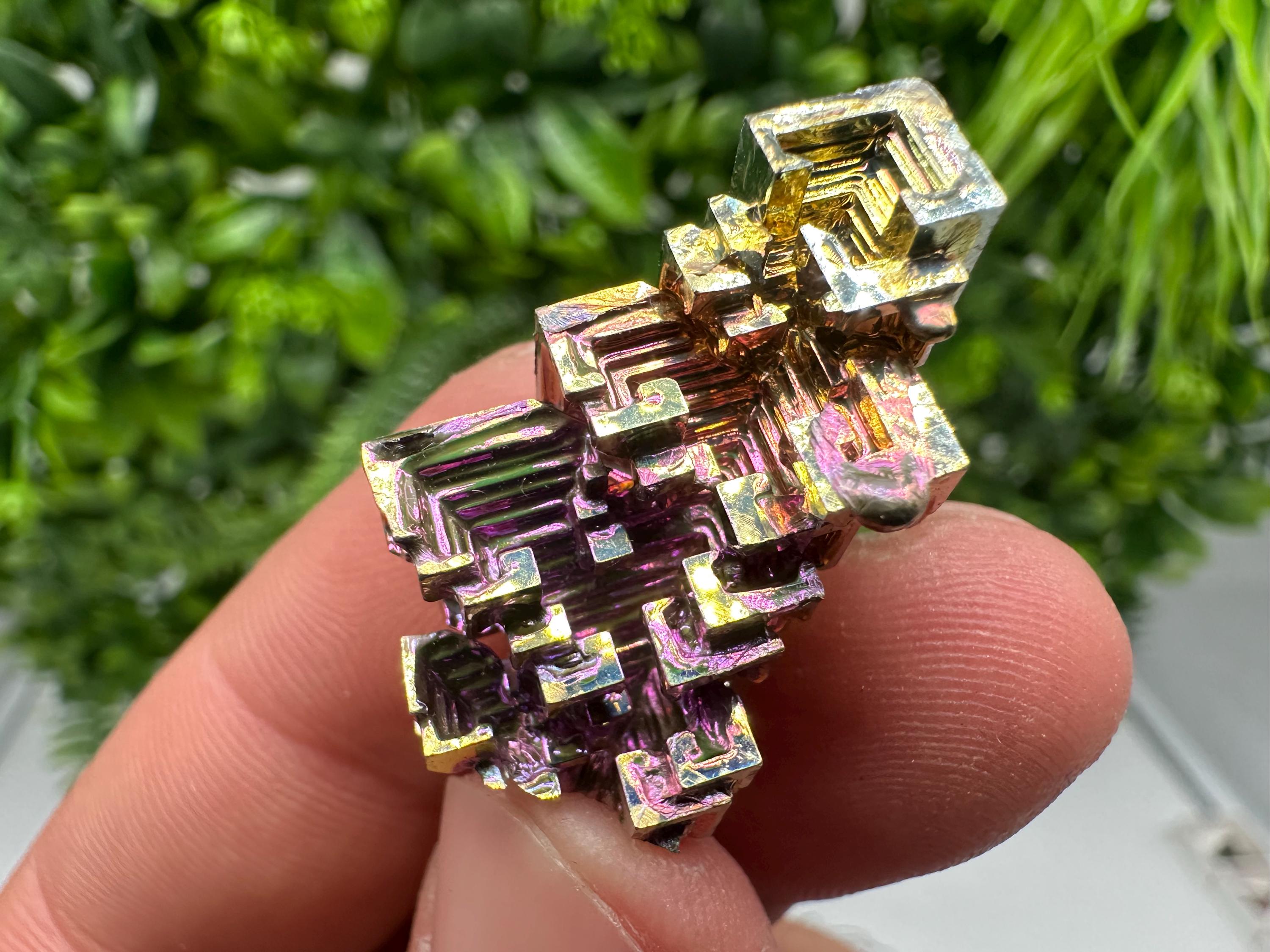 Rainbow Bismuth Crystal: Rare Gemstone Specimen,wholesale Bismuth