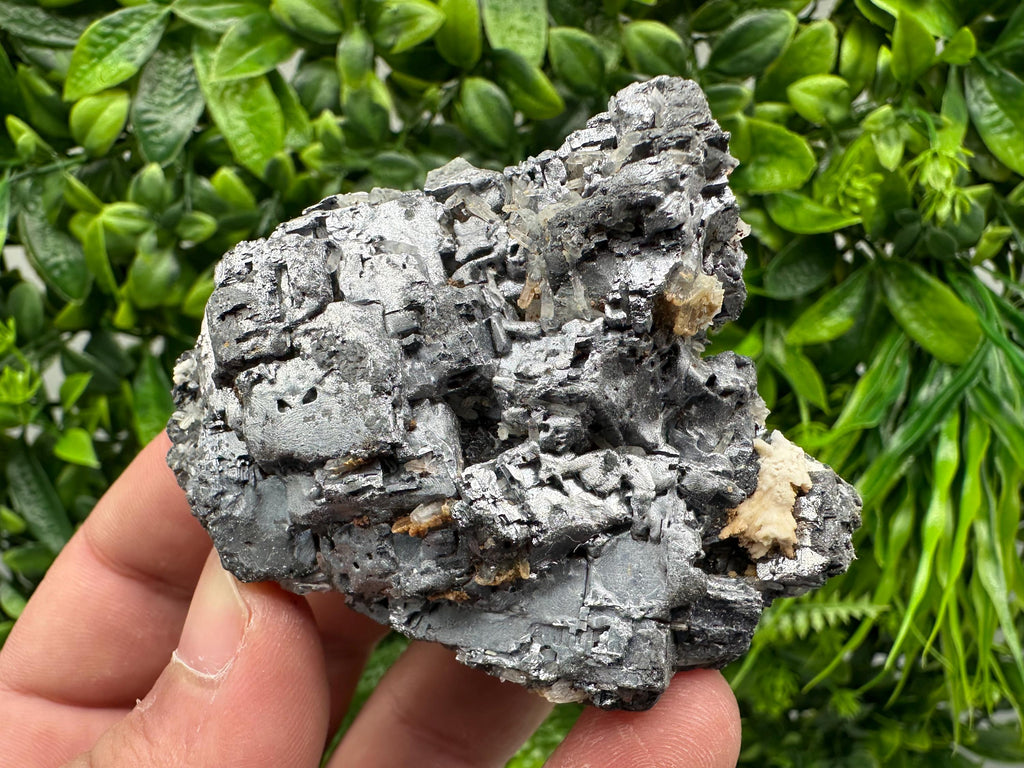 Skeletal Galena on Sphalerite, Bulgaria Crystal Mineral Specimen