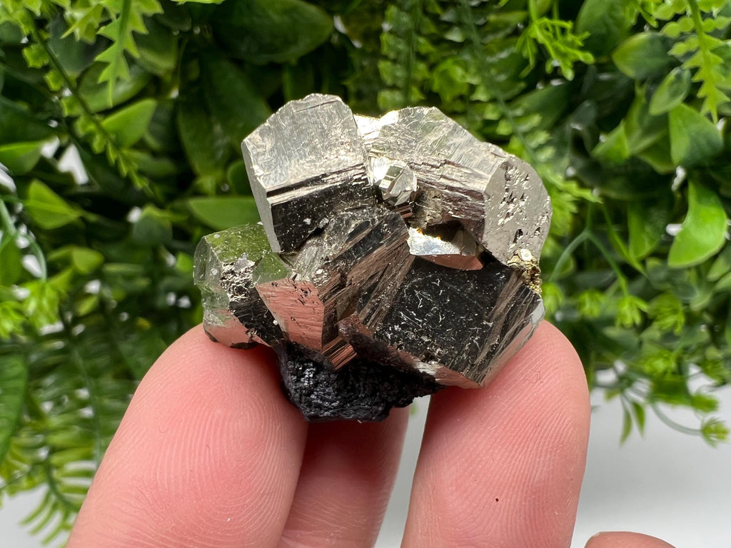 Rare Floating Pyrite Cluster, Fool’s Gold Crystal Decor