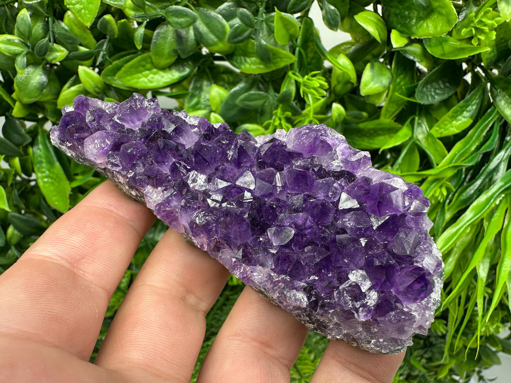 Uruguay Amethyst Cluster: Purple Quartz Crystal, Home Decor