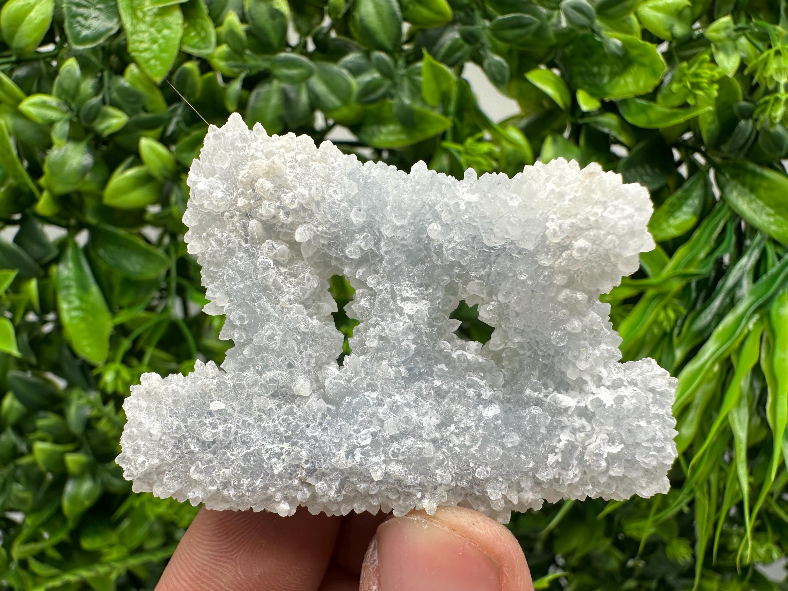 Natural Chalcedony Specimen: India Crystal Mineral, Home Decor