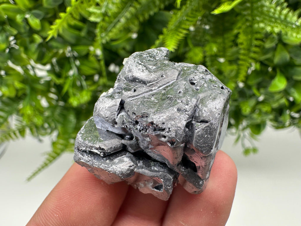 Skeletal Galena on Quartz, Borieva Mine Mineral Specimen