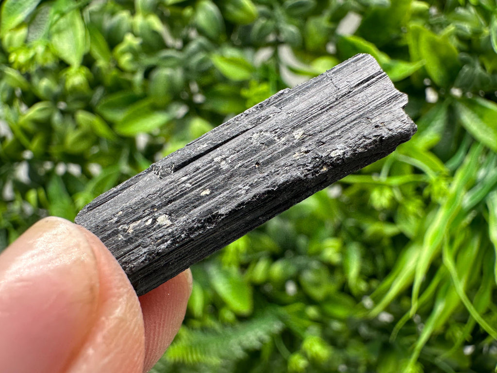 Natural Black Tourmaline Crystal – Raw Protective Stone, Healing Crystal, Grounding Mineral Gift