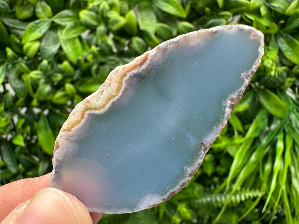 Polished Agate Slice: Spiritual Healing Crystal Coaster (3/6 cm)