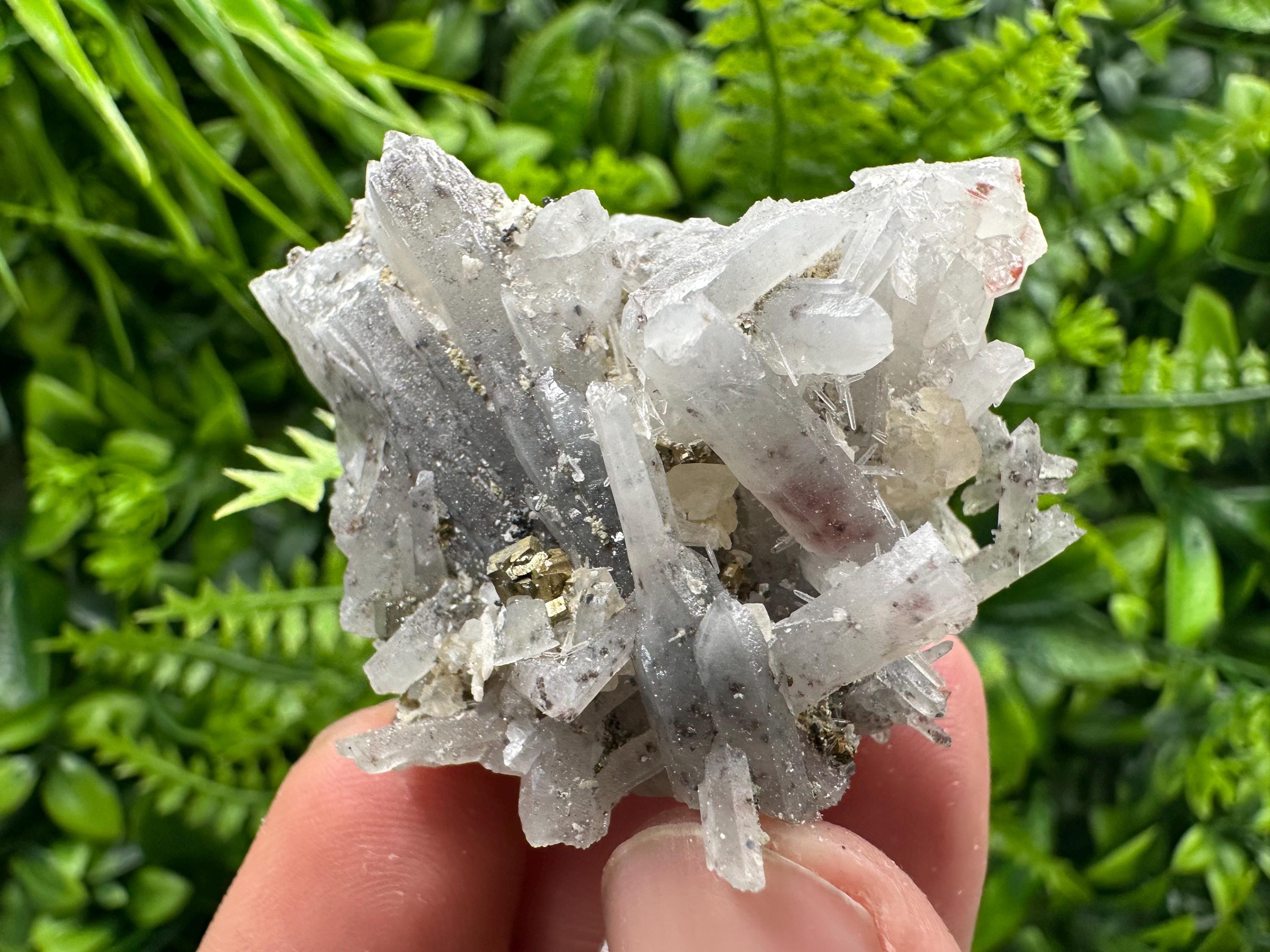 Quartz with Hematite and Pyrite, Krushev dol Mine Mineral Specimen