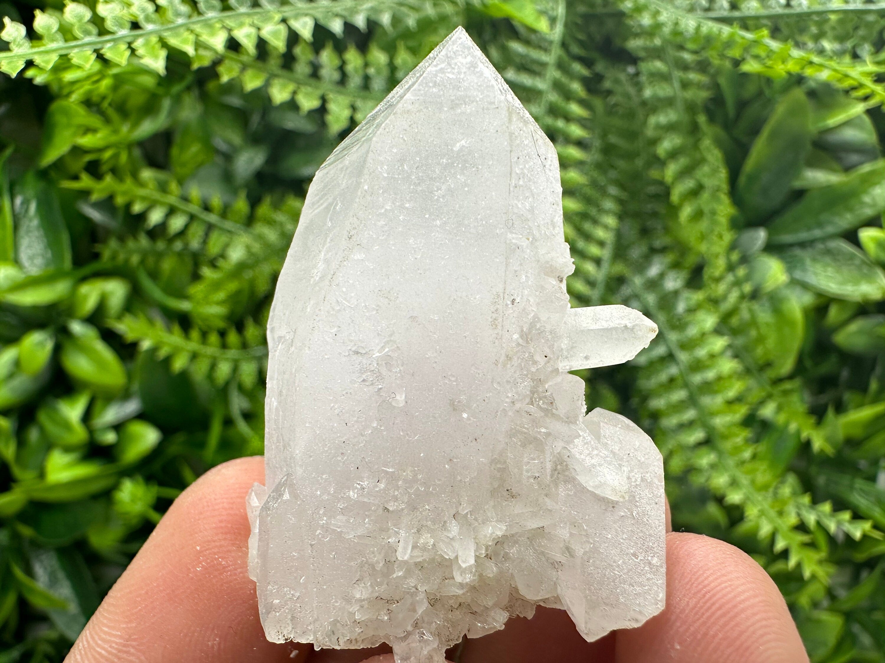 Transparent Quartz Cluster: Krushev Dol Mine, Bulgaria
