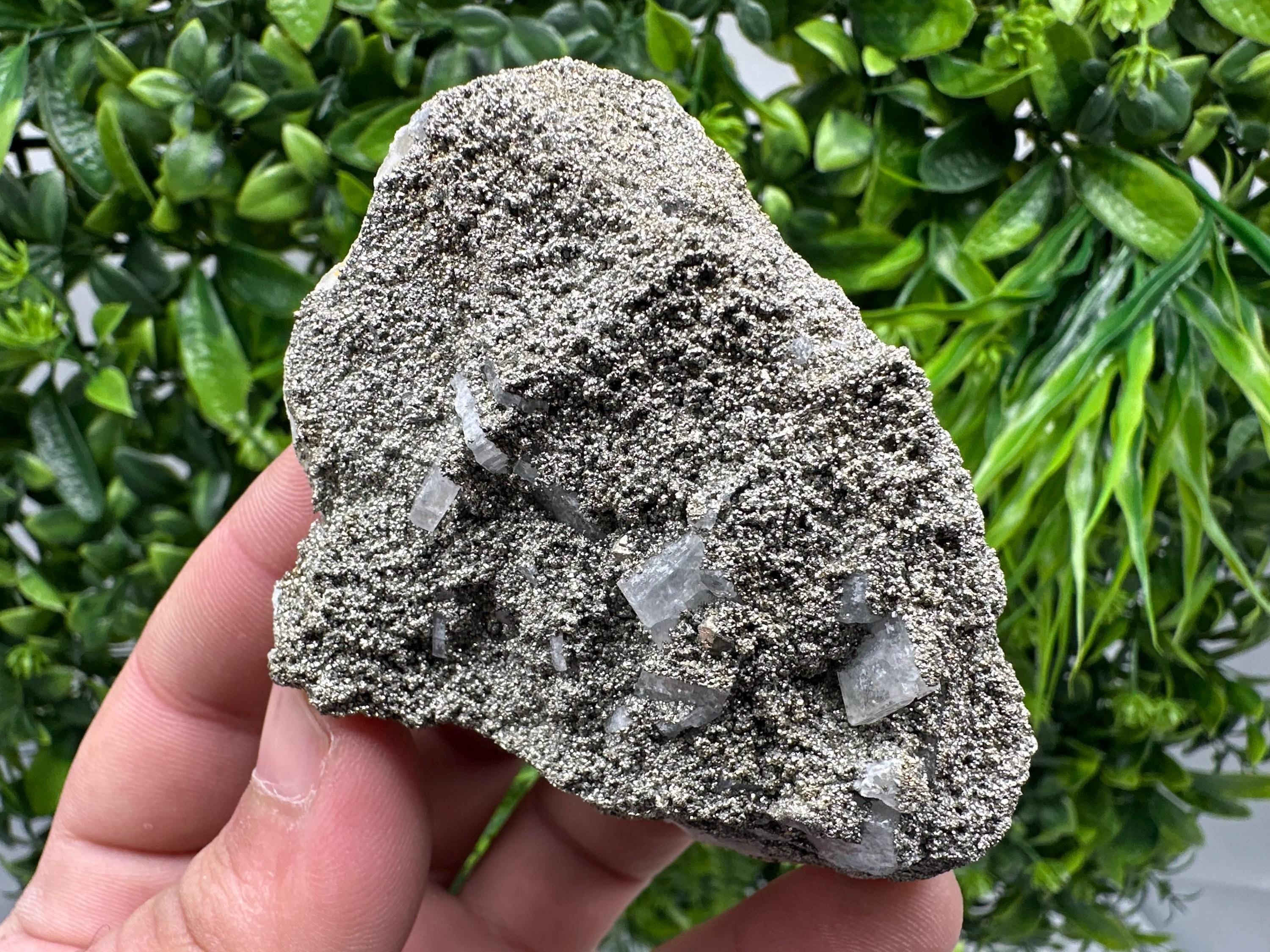 Barite Marcasite on Chalcedony: Androvo Bulgaria Crystal Cluster