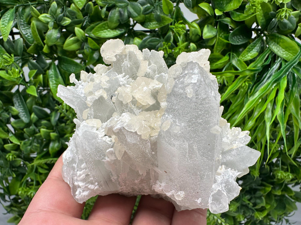Milky Quartz Calcite Specimen, Borieva Mine Bulgaria, Home Decor Stone