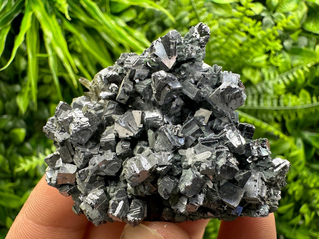 Skeletal Galena Mirror Crystal, Drujba Mine, Bulgaria
