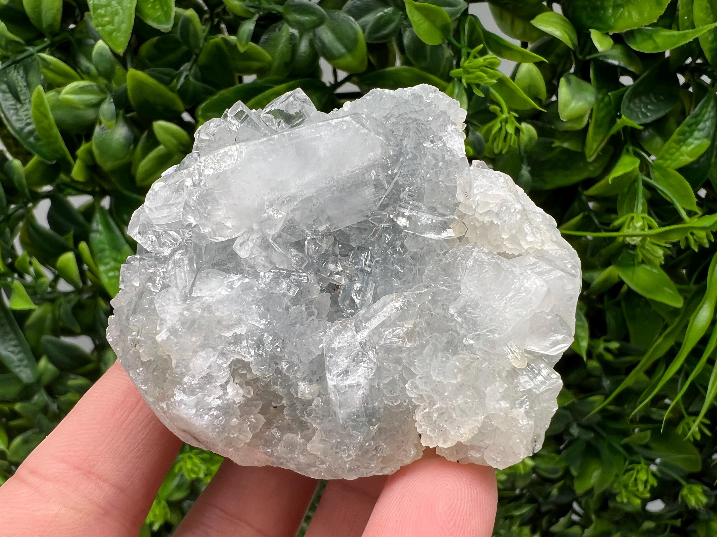 STUNNING Transparent Apophyllite on Chalcedony,natural, collection minerals specimen,India Minerals,Crystal, Stone Mineral Specimens India