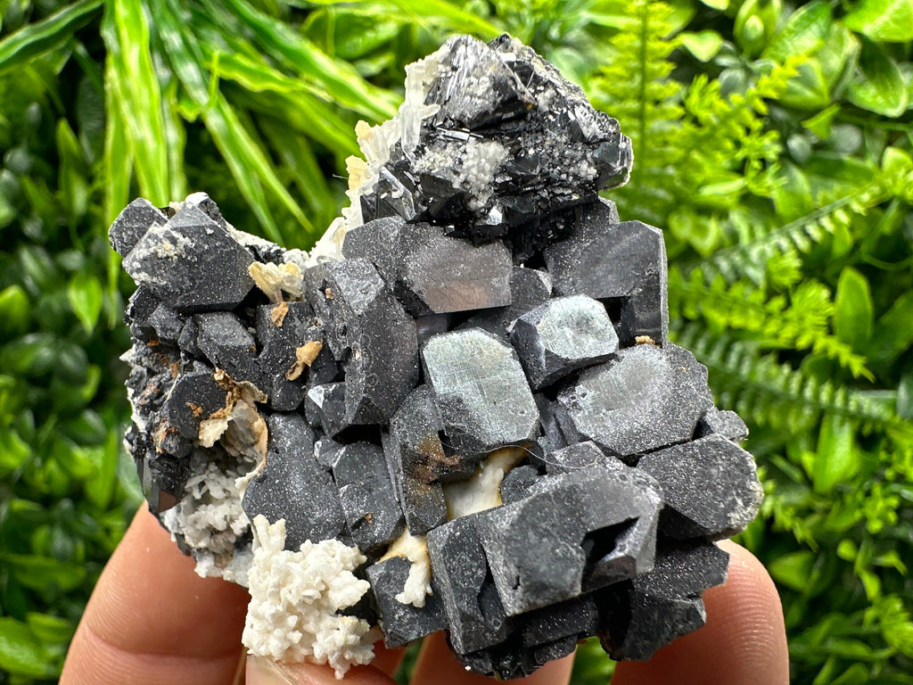 Galena Sphalerite Calcite Cluster: Natural Mineral Home Decor