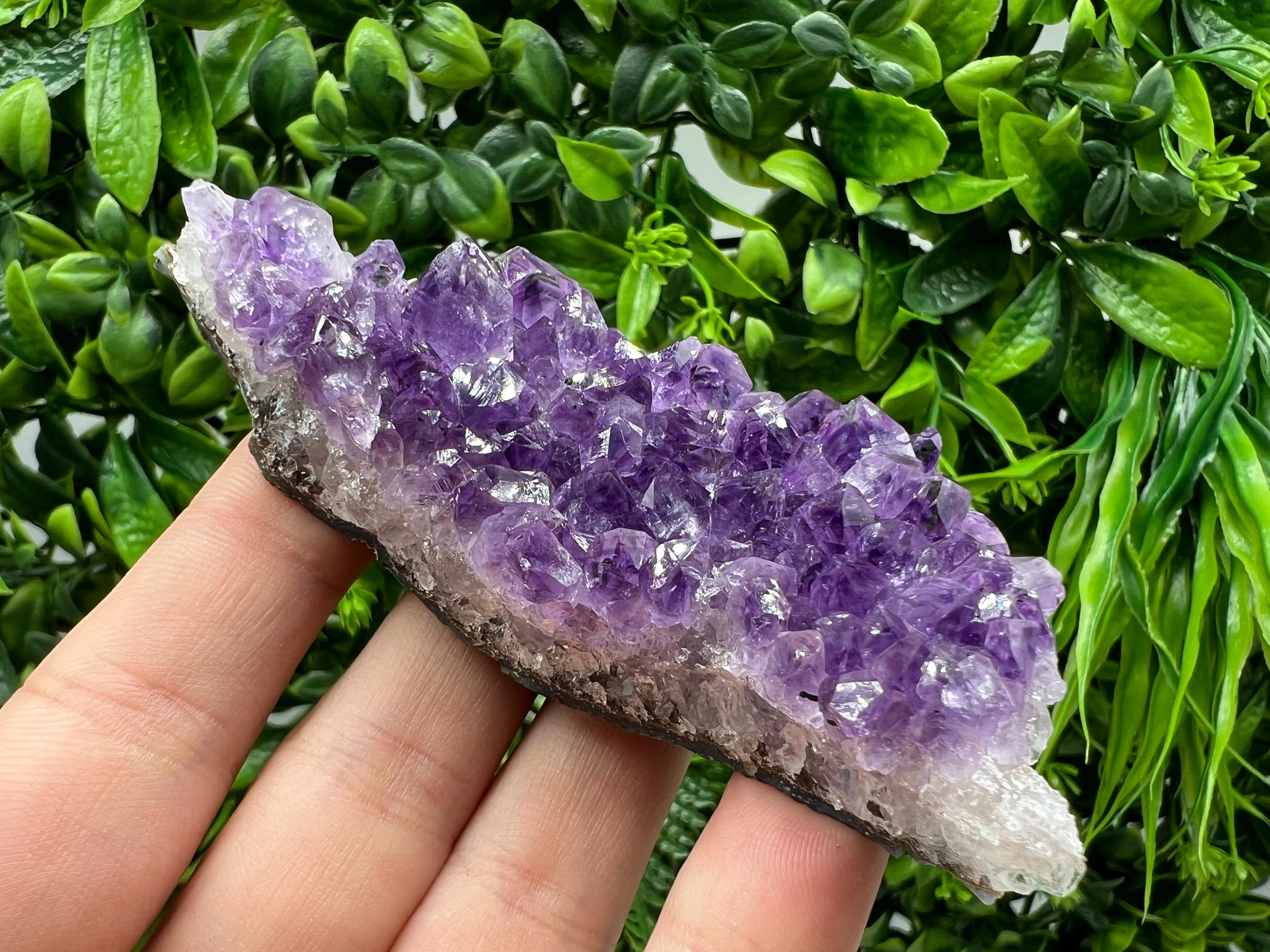 Uruguay Amethyst Cluster, Purple Crystal Home Decor
