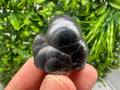 Botryoidal Black Hematite Specimen: Moroccan Crystal for Reiki Chakra
