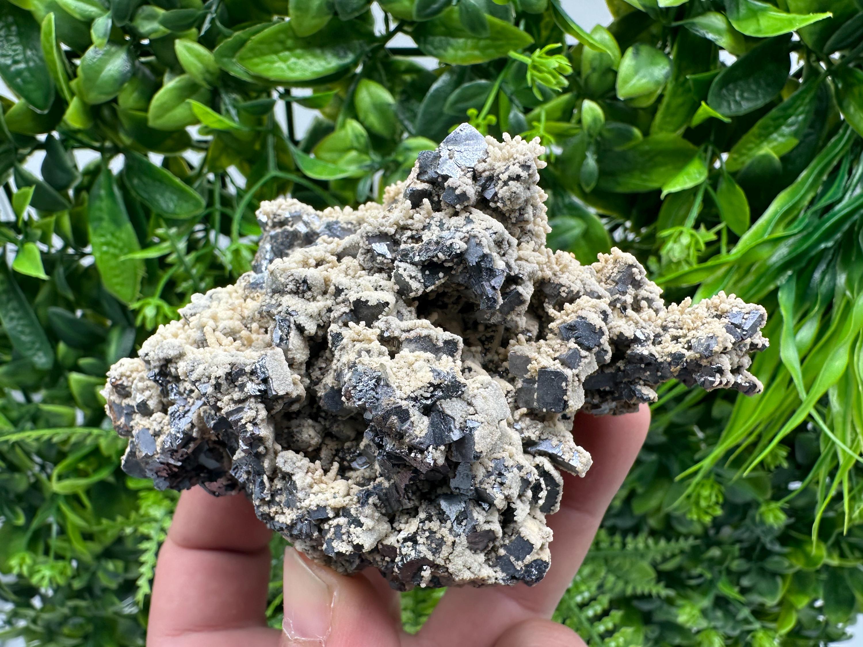 Galena Dolomite Cluster, Krushev dol Bulgaria Mineral Specimen