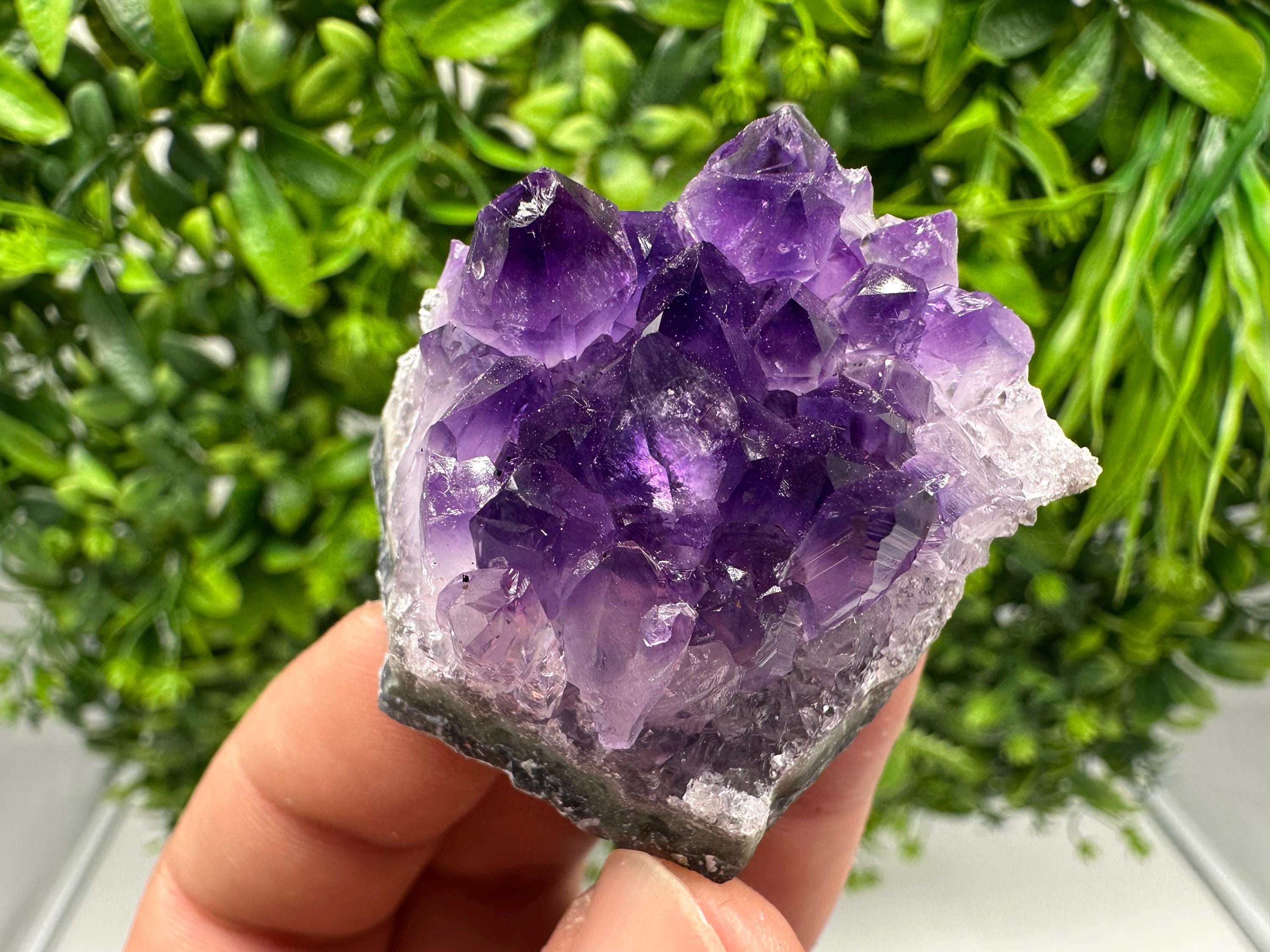 Purple Amethyst Crystal from Uruguay: Home Decor, Energy Stone