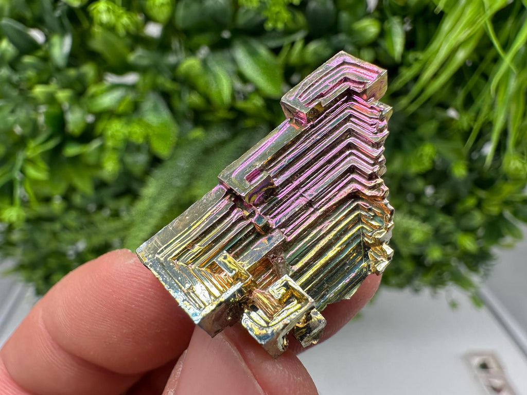 Rainbow Bismuth Crystal: Rare Gemstone Specimen,wholesale Bismuth