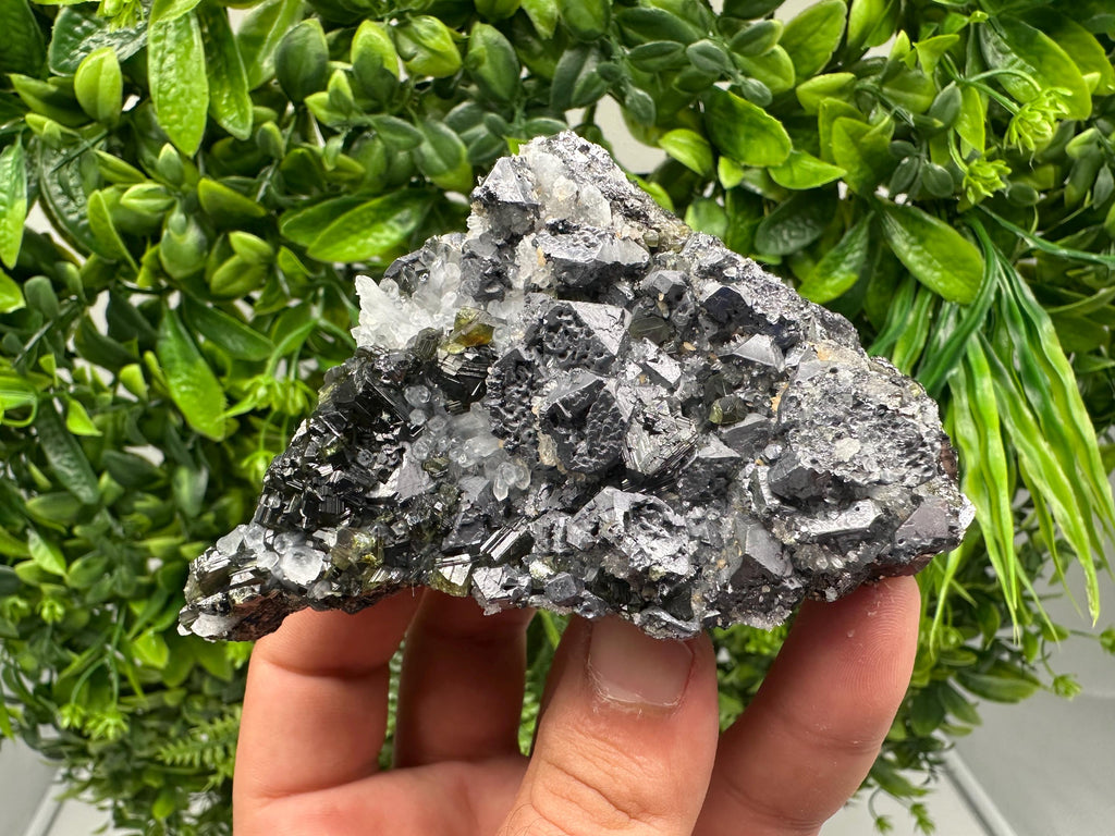 Rare Galena, Sphalerite, Pyrite Mineral Specimen, Bulgaria