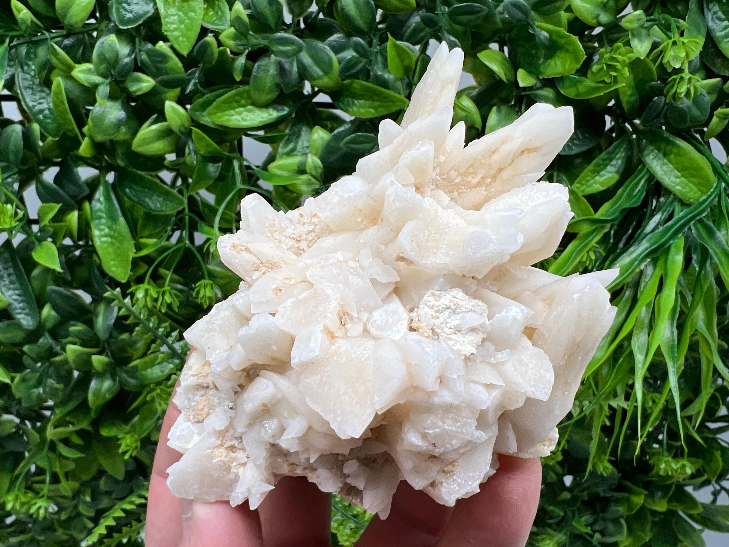 Calcite on Aragonite: Djurcovo Mine, Bulgaria Crystal