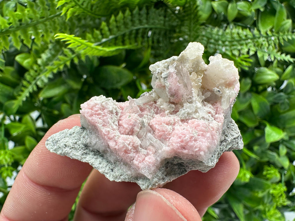Pink Rhodochrosite Crystal: Starnica Mine, Bulgaria - Home Decor Stone
