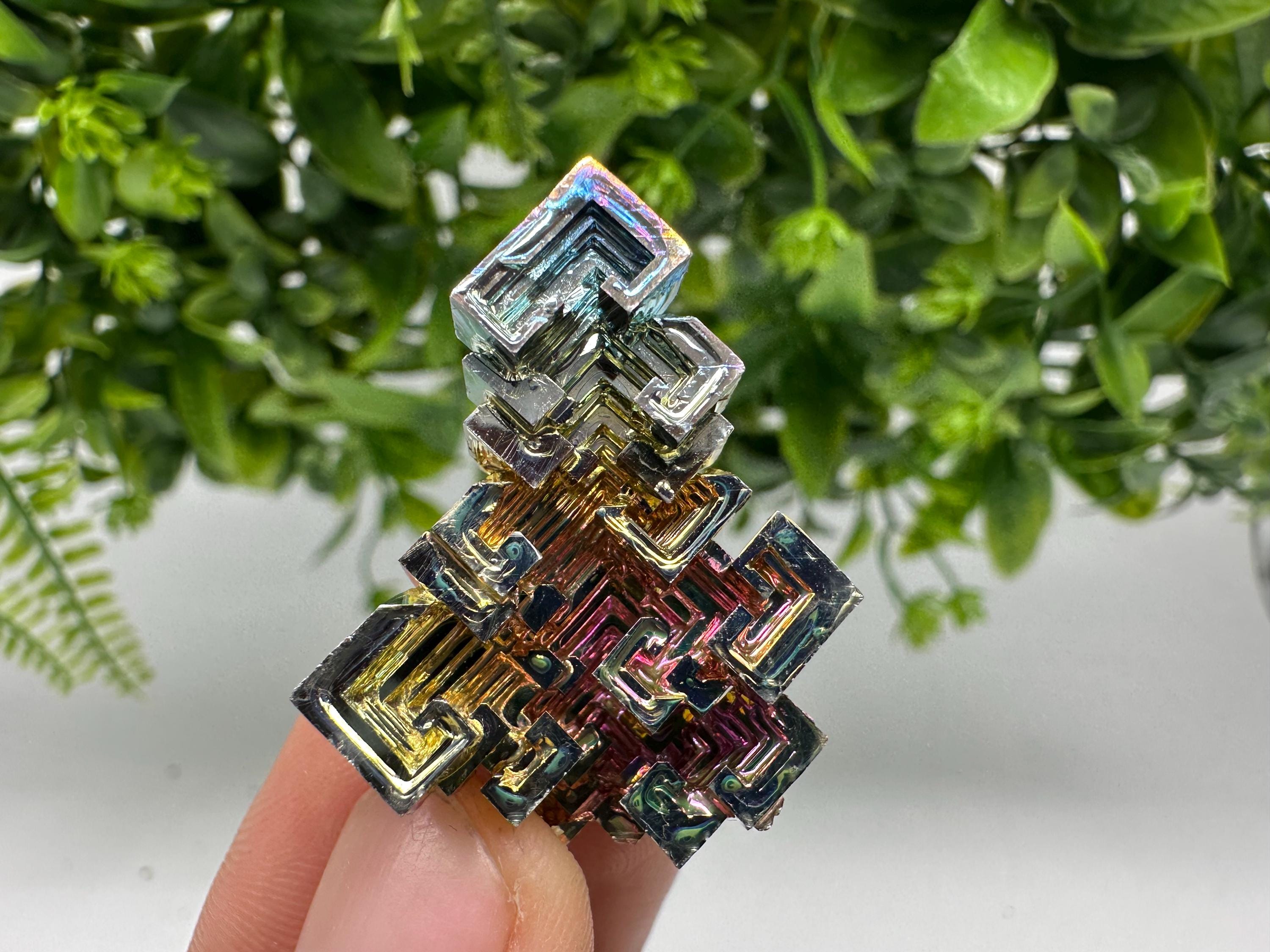 Rainbow Bismuth Crystal: Rare Gemstone Specimen,wholesale Bismuth