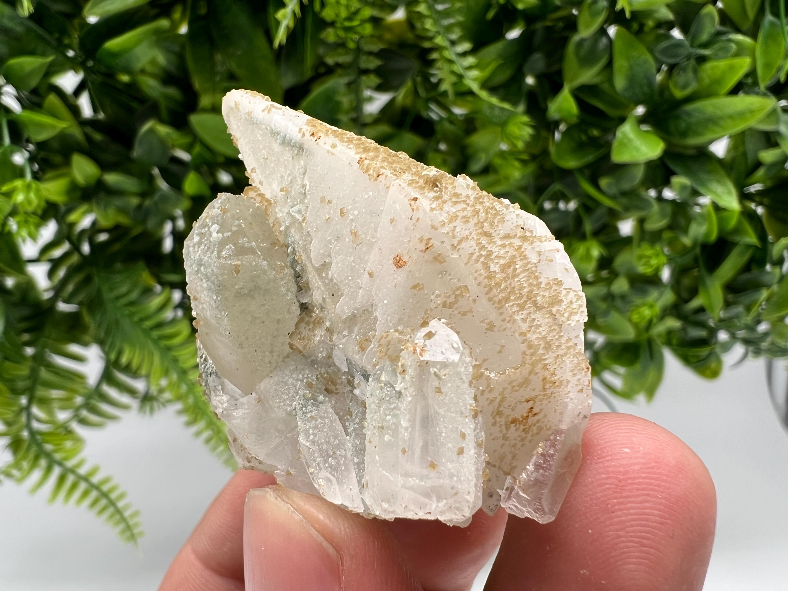Quartz Calcite Rhodochrosite Cluster, Djurcovo Mine Bulgaria