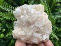 Apophyllite Stilbite on Chalcedony, India Mineral Specimen (9/7/6 cm)