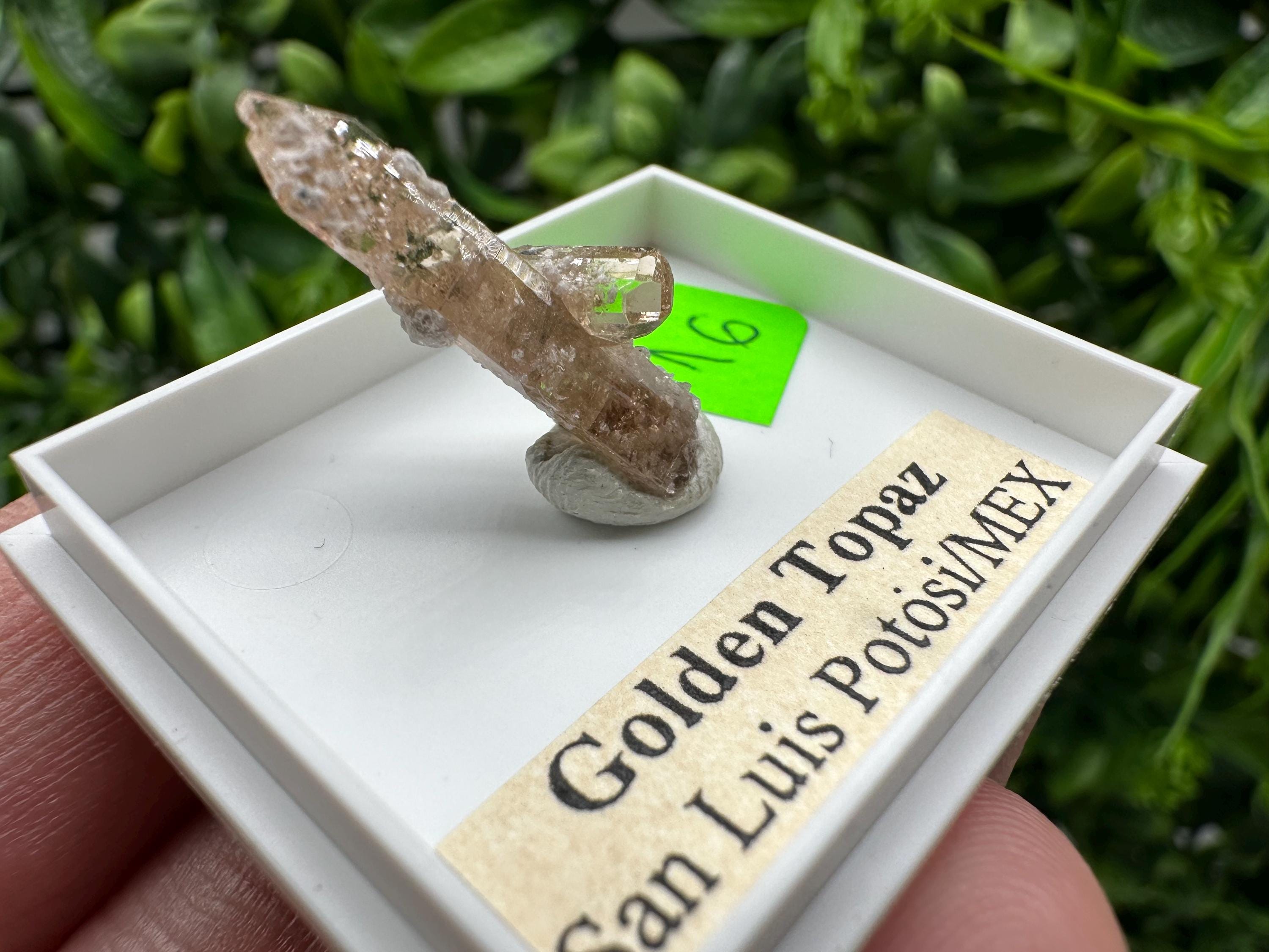Golden Topaz Crystal, Mineral Specimen from Mexico