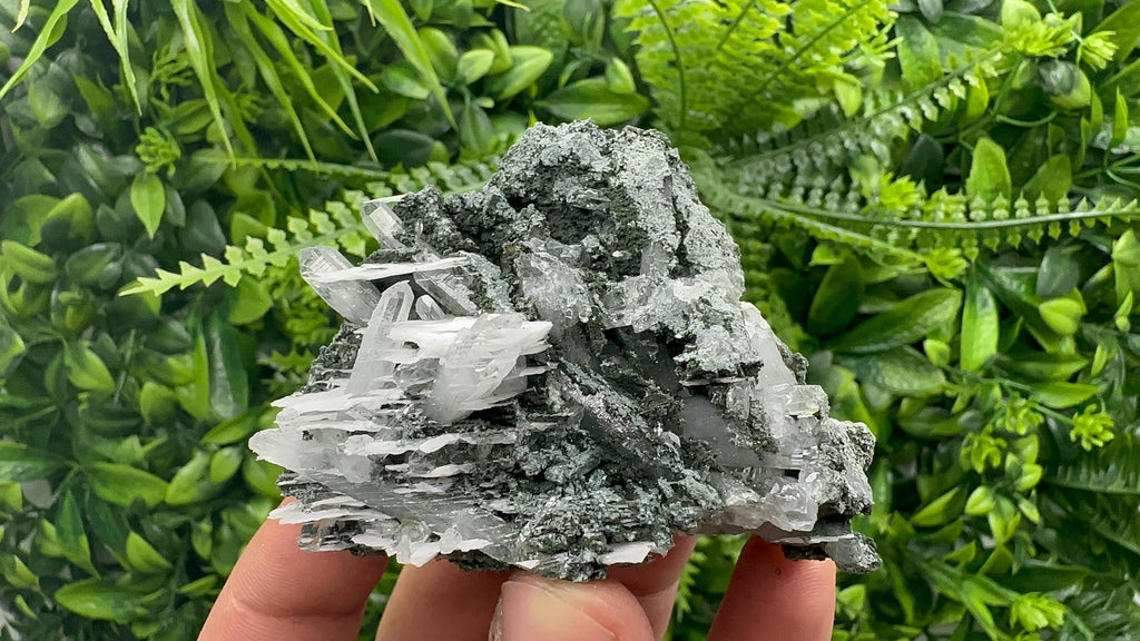 Quartz Chlorite Calcite Specimen, Borieva Mine, Bulgaria