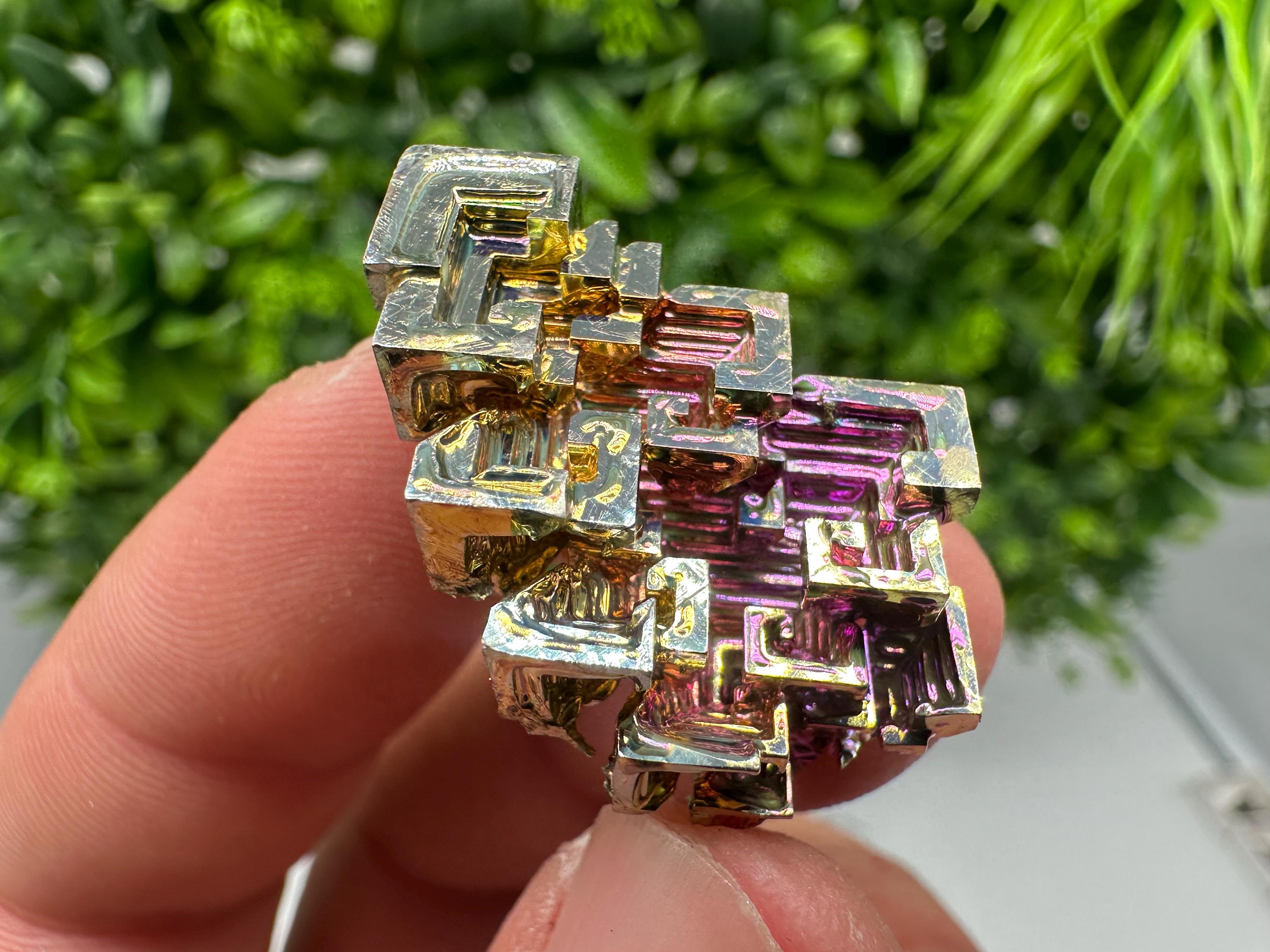 Rainbow Bismuth Crystal: Rare Gemstone Specimen,wholesale Bismuth