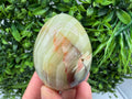 Hand Polished Onyx Egg – Natural Stone Decor, Unique Crystal Gift, Elegant Home Decoration