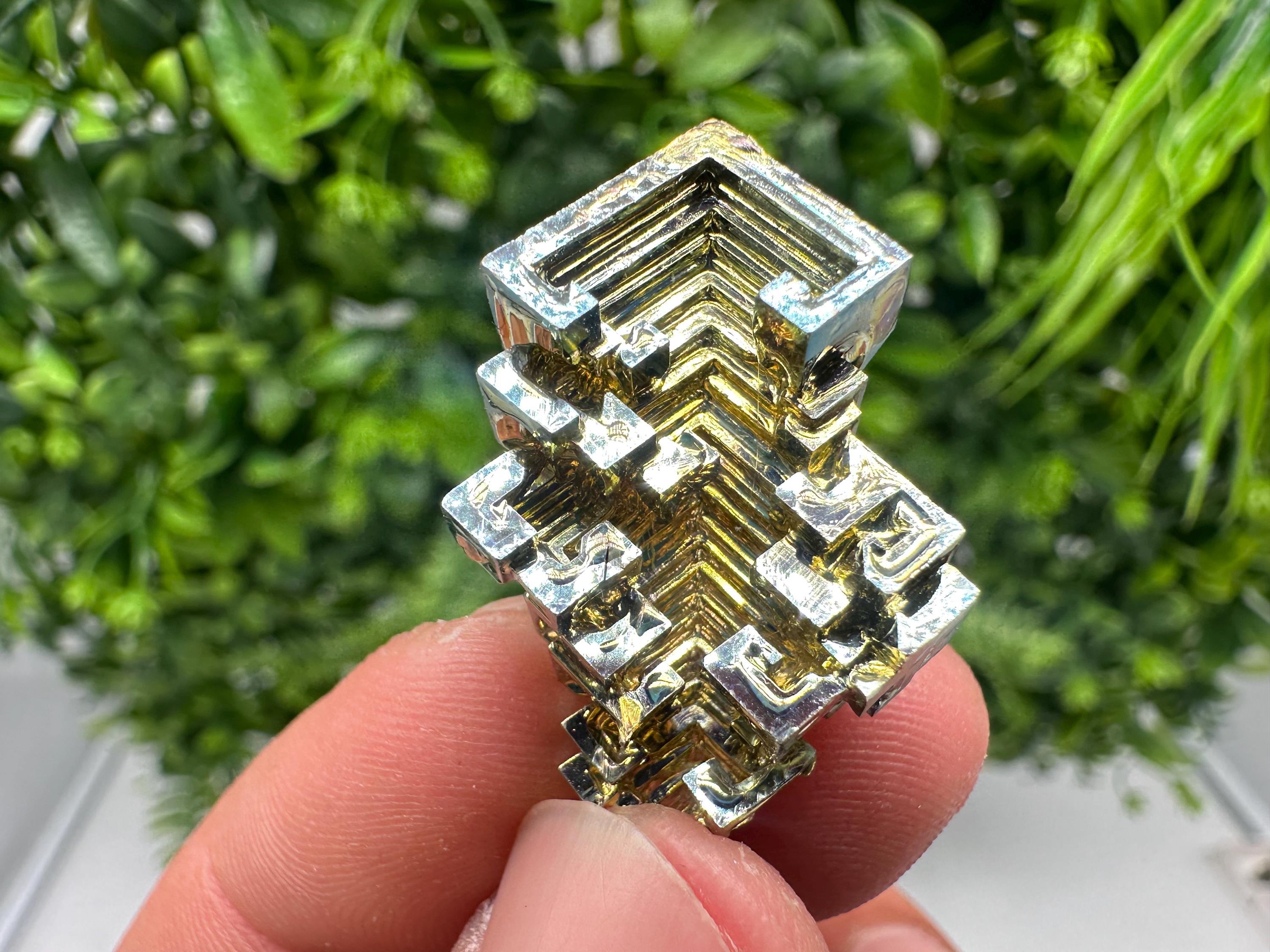 Rainbow Bismuth Crystal: Rare Gemstone Specimen,wholesale Bismuth