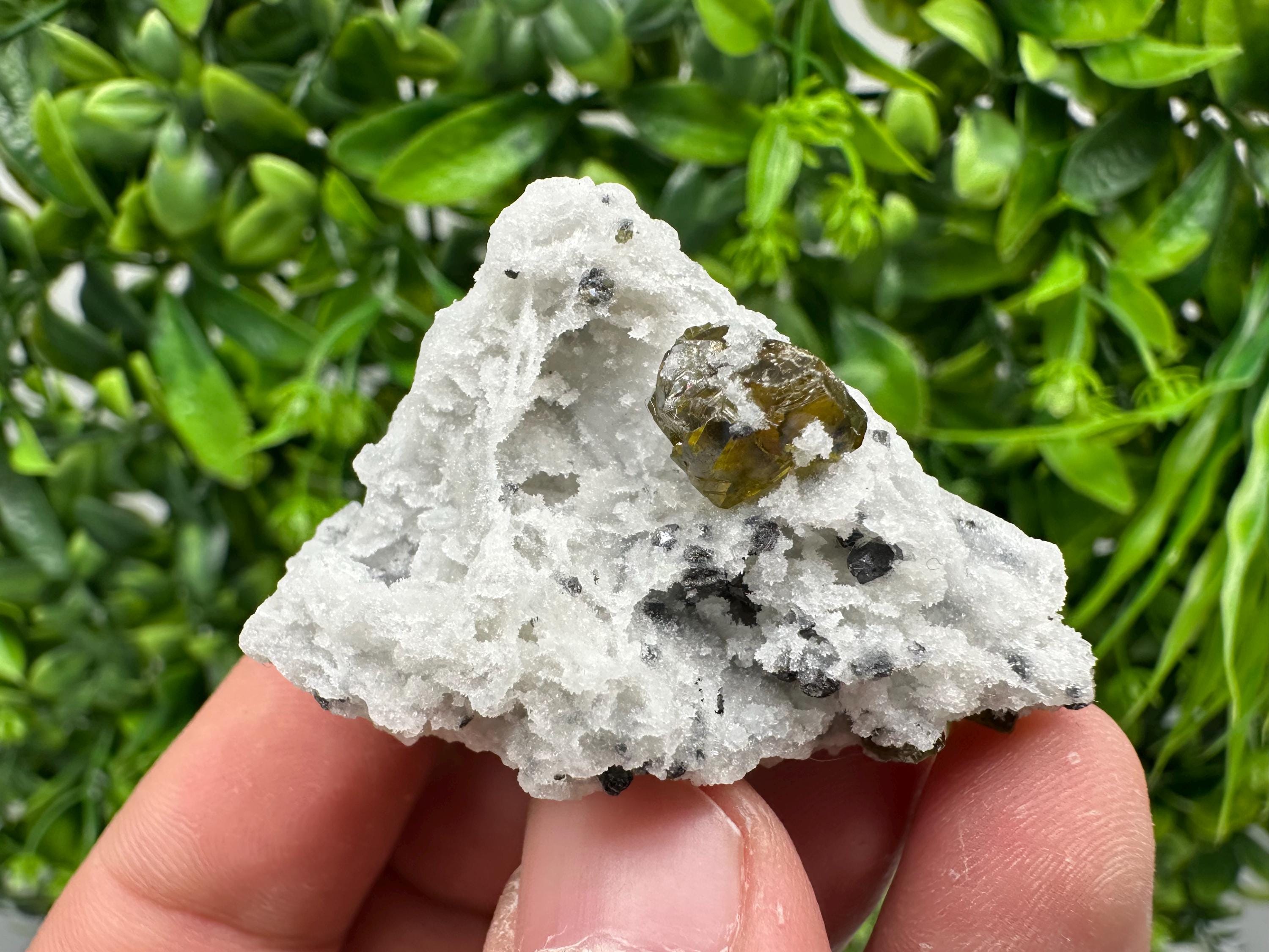 Cleiophane Sphalerite Gem: Rare Transparent Yellow Crystal Mineral Stone