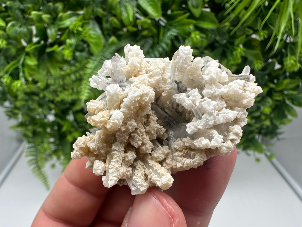 Quartz Calcite Chalcopyrite Specimen: Krushev Dol Mine, Bulgaria