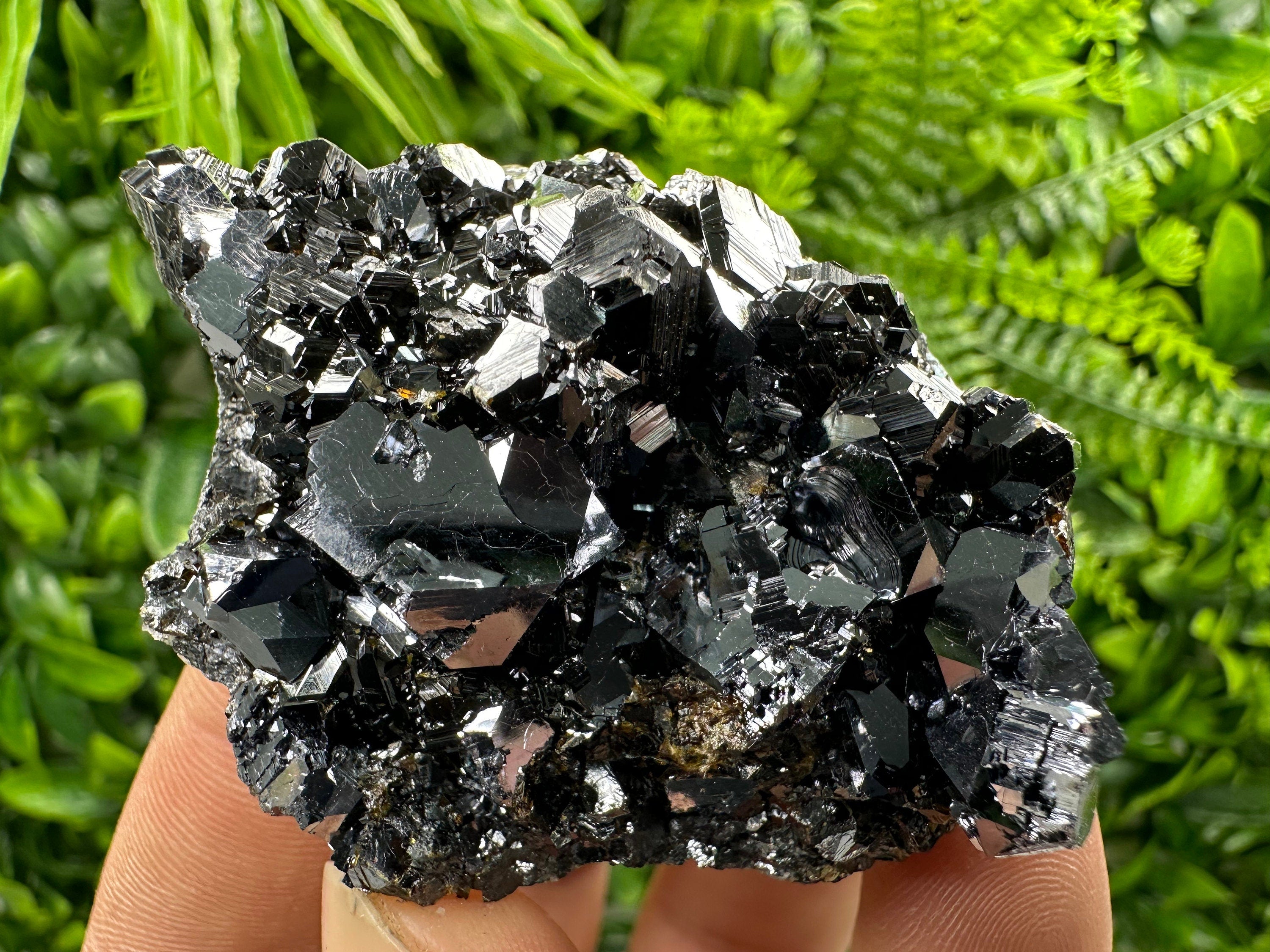Shiny Galena with Black Sphalerite: Natural Mineral Decor (6/5/4cm)