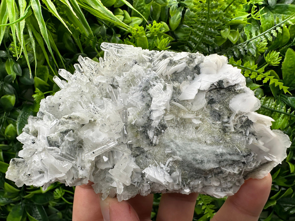 Galena with Pyrite, Quartz, and Calcite Crystal Cluster - Borieva Bulgaria
