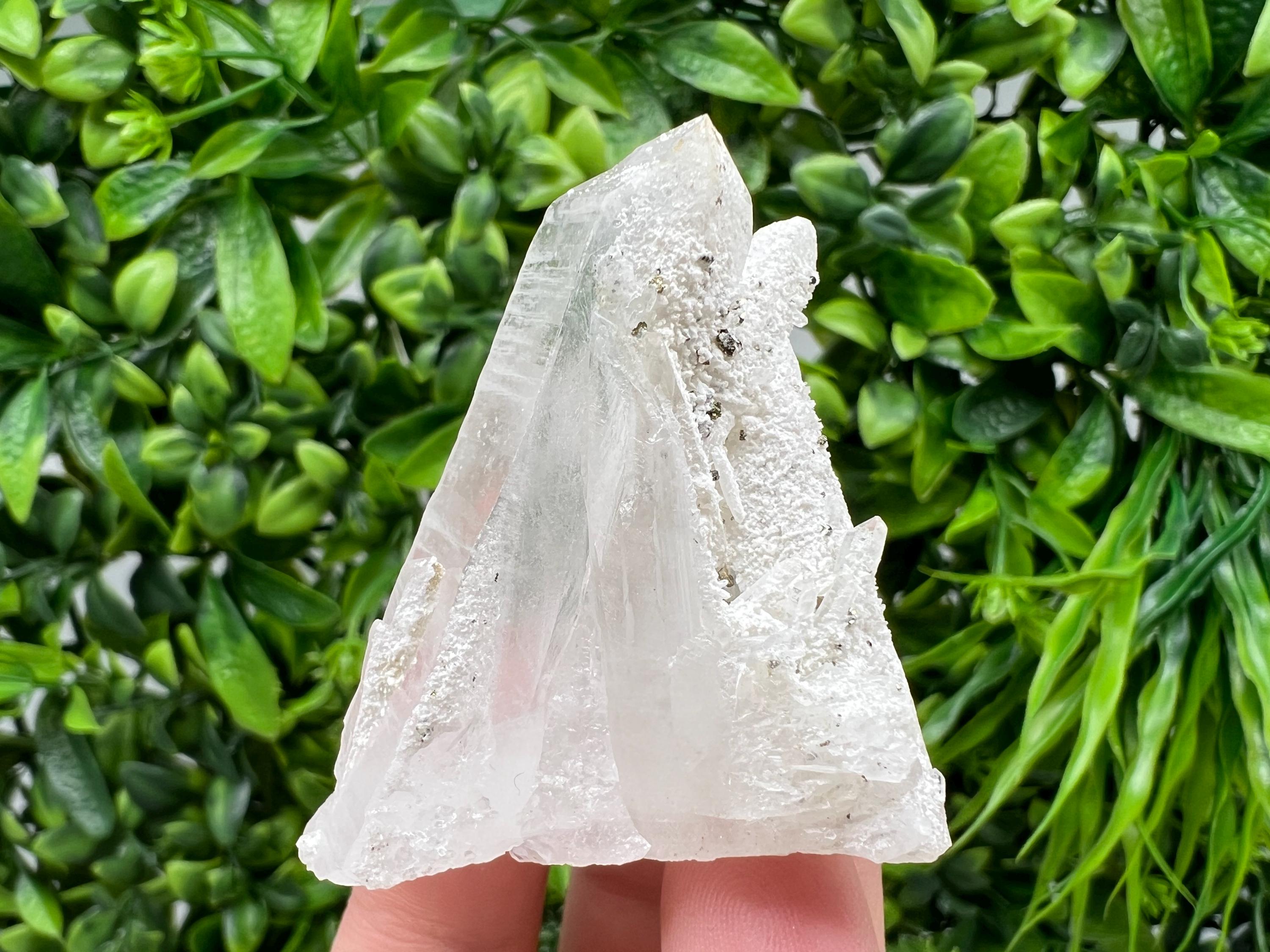 Transparent Quartz on Chlorite Matrix, Borieva Mine, Bulgaria